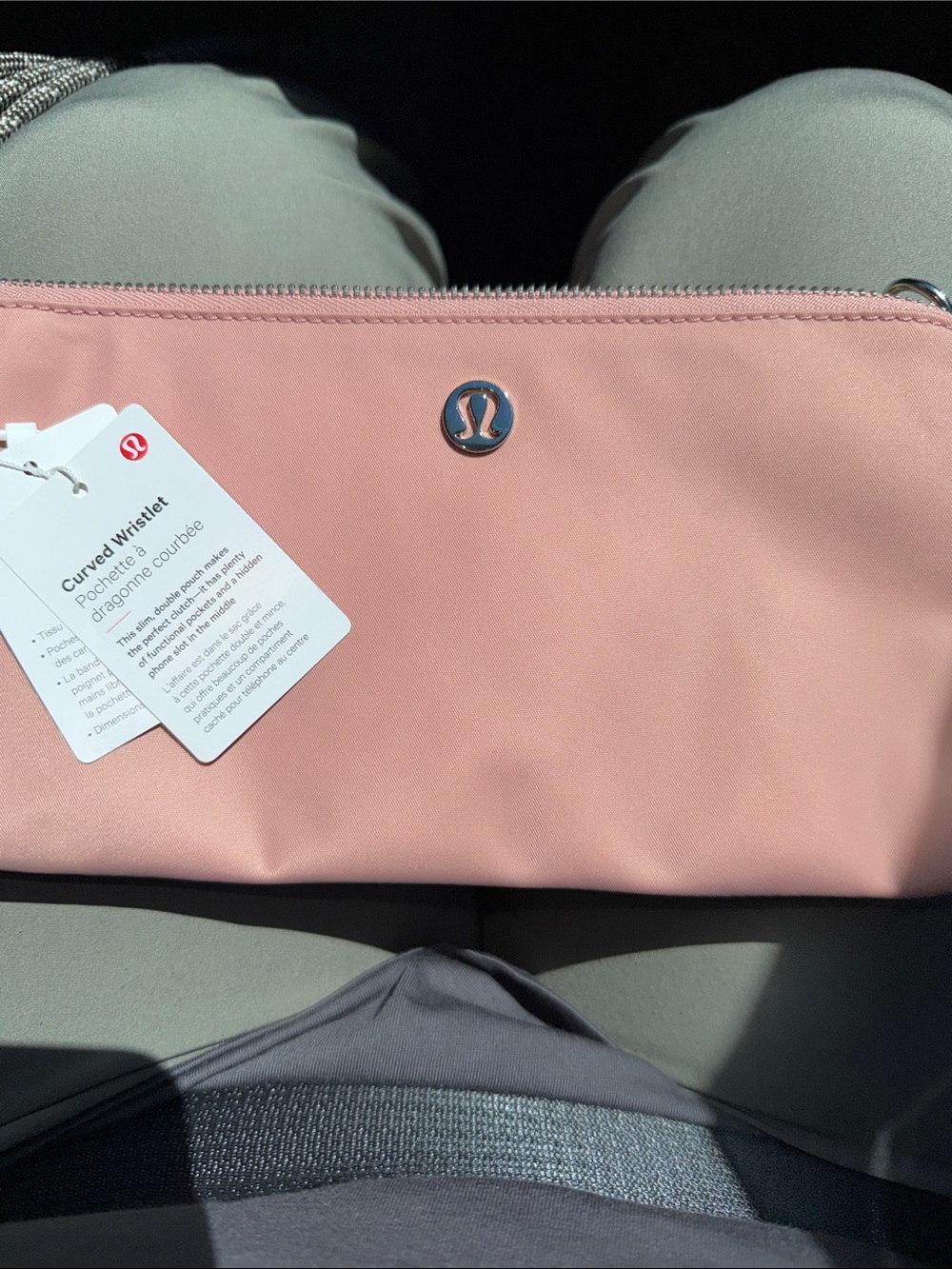 Lululemon Curved Wristlet NWT Blush Pink